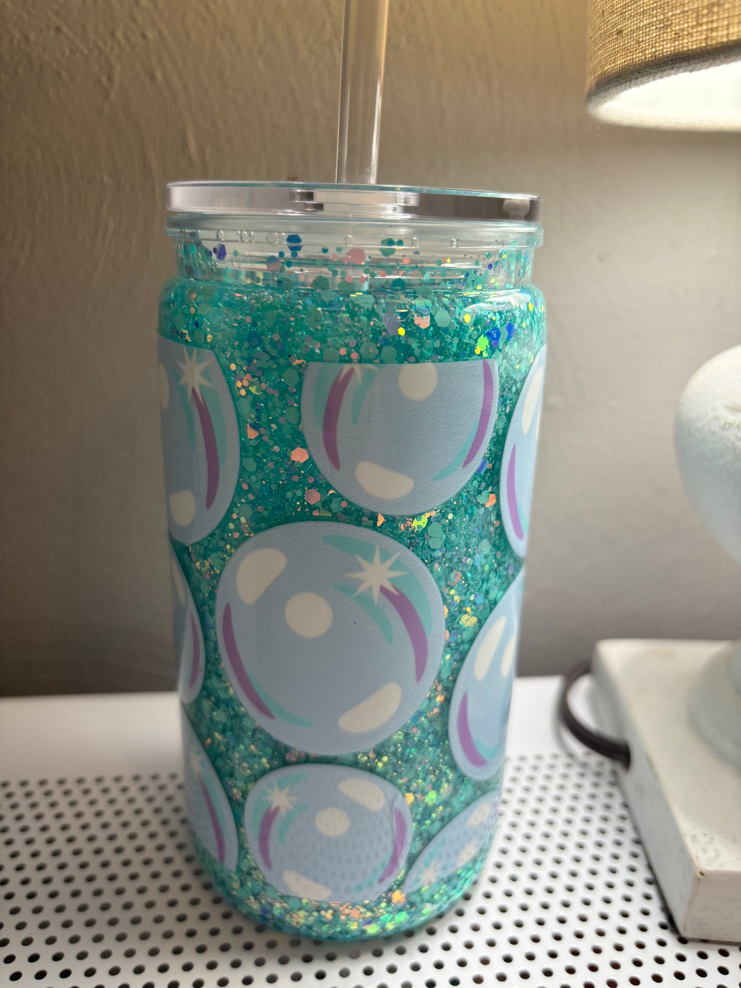 16oz Acrylic Bubble Cup