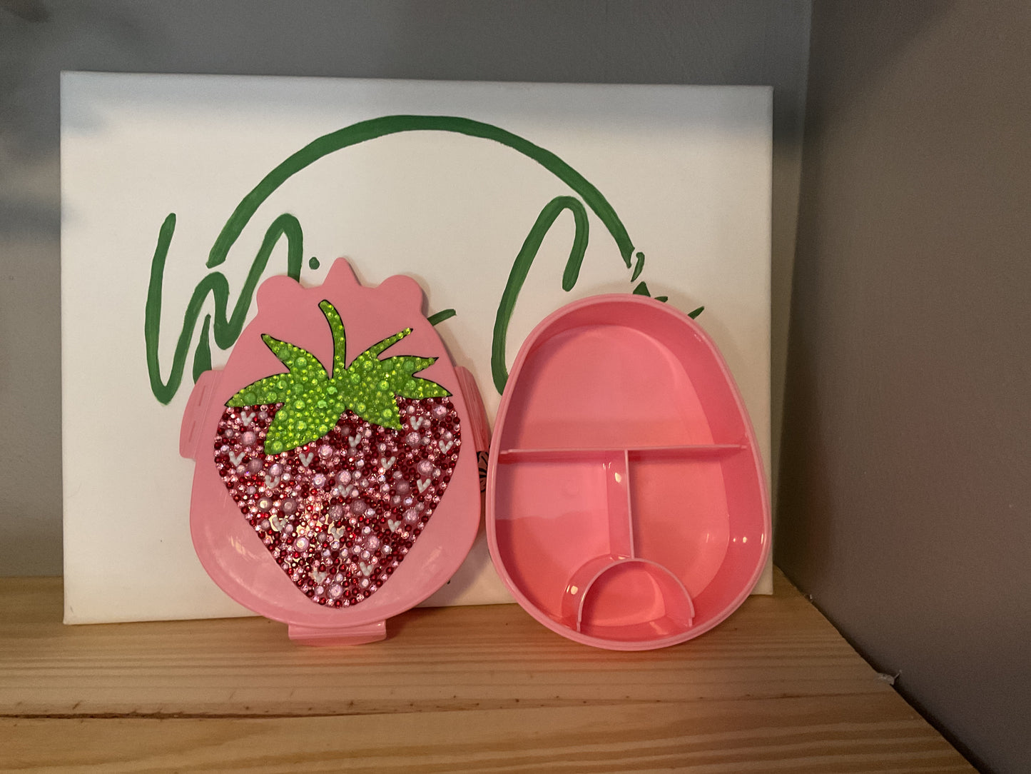 Blinged Out Strawberry Snack Box