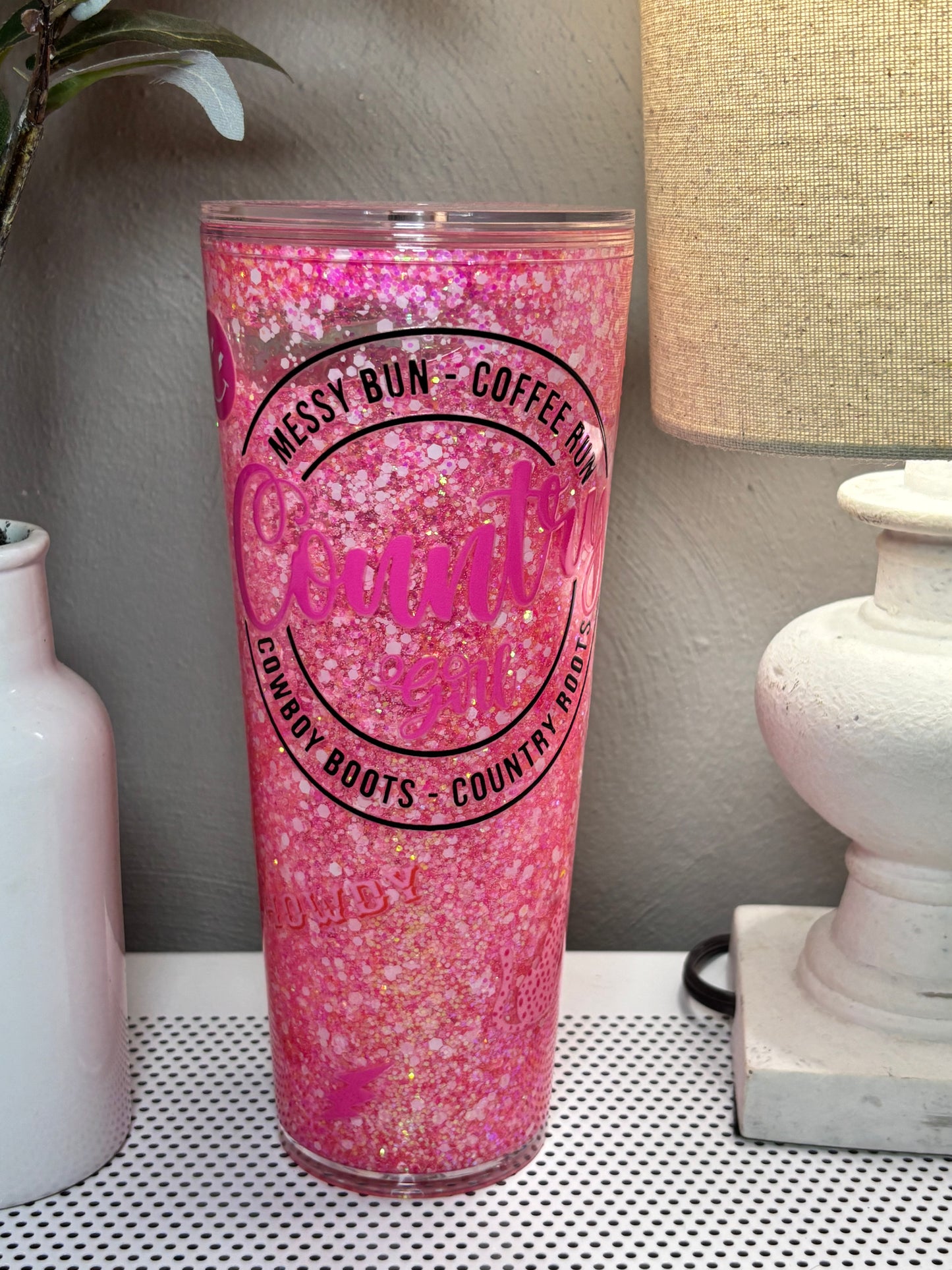 24oz Acrylic Snow Globe