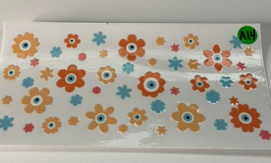 A14 - Boho Flowers w eyes