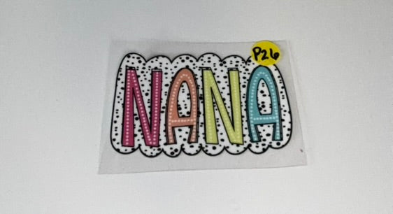 P26 - Family/Mom Decal