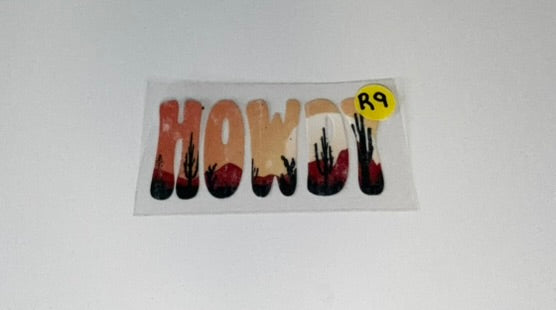 R9 - Western Decal