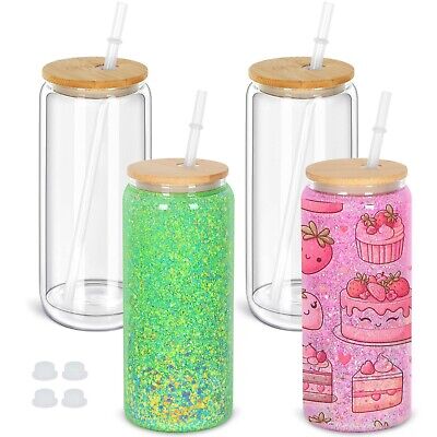 20oz Glass Snow Globe w handle