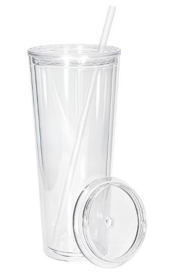 24oz Snow Globe Tumbler (Wrap Included)