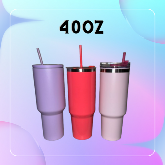 40oz Tumbler with Wrap Included