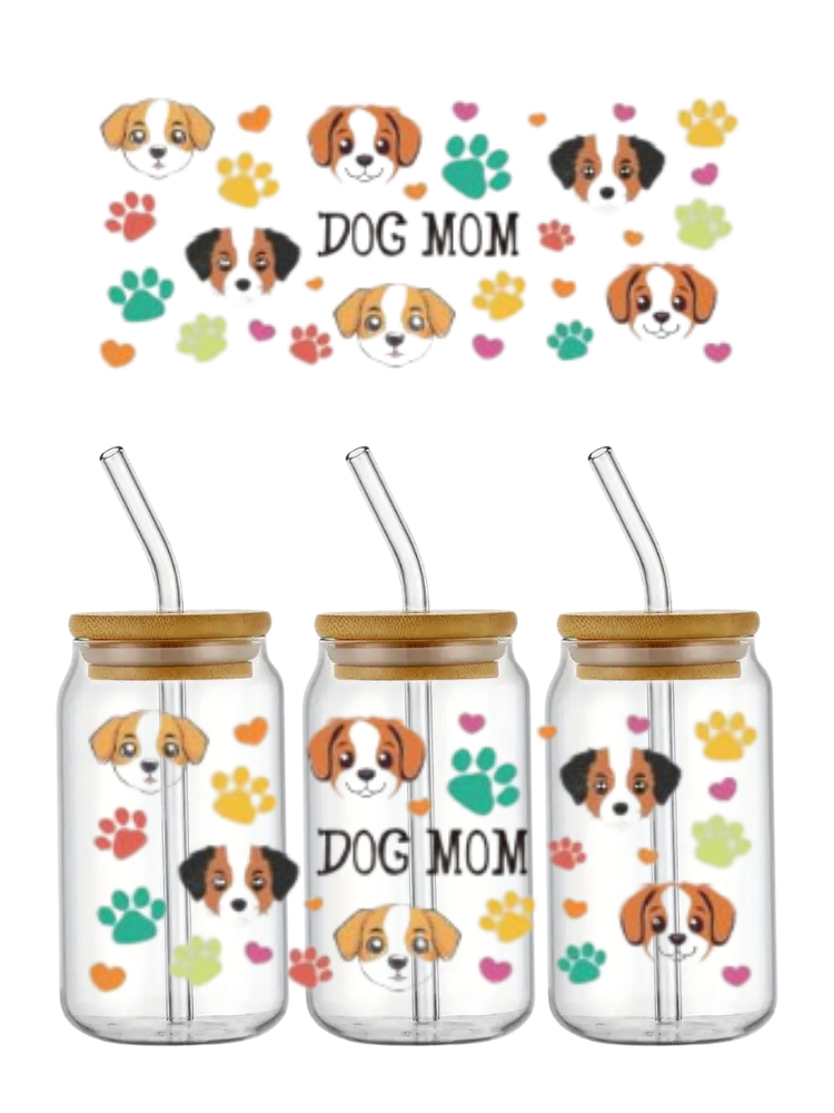 Dog Mom Colorful