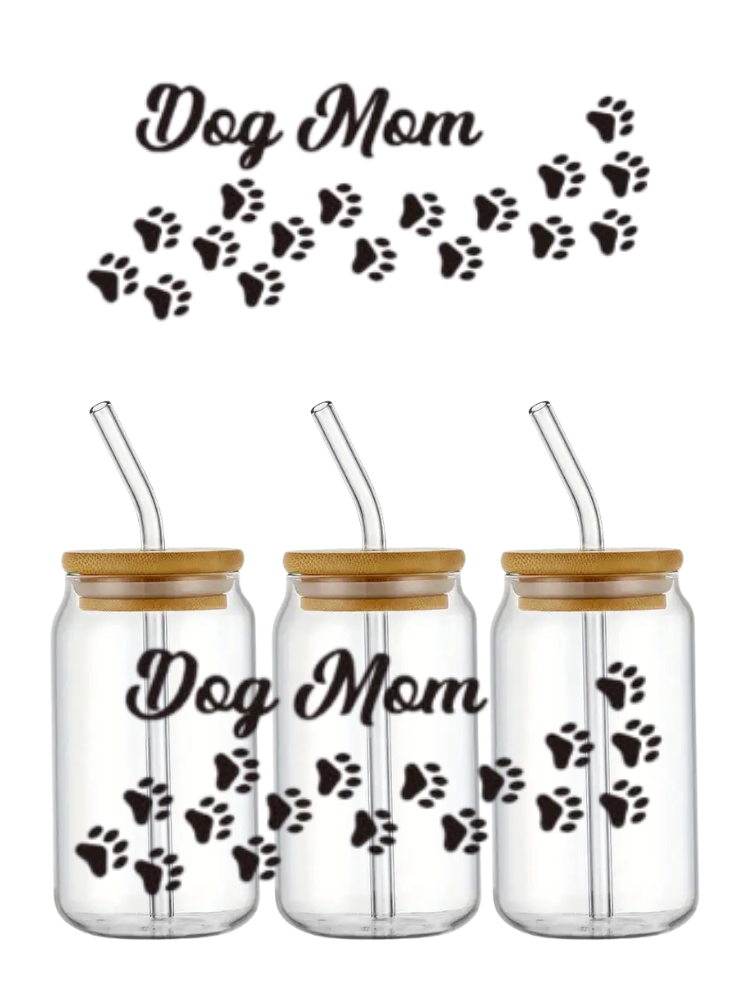 Dog Mom Paw Prints