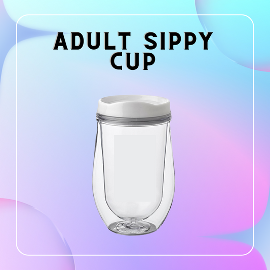 12oz Adult Sippy Cup Snow Globe
