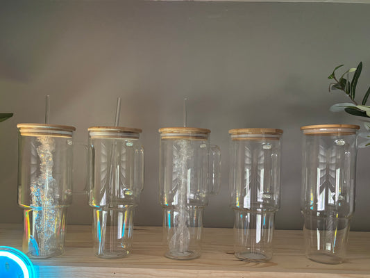 40oz Glass Tumbler