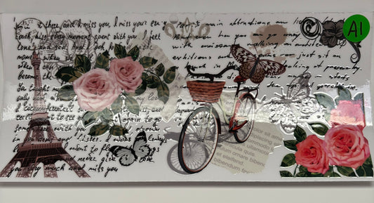 A1 - Boho Paris Bike and Flowers