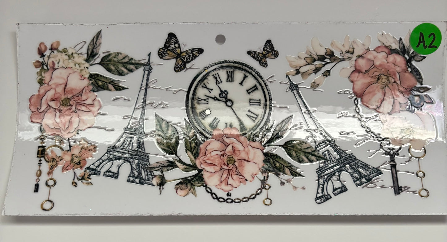 A2 - Boho Paris Clock