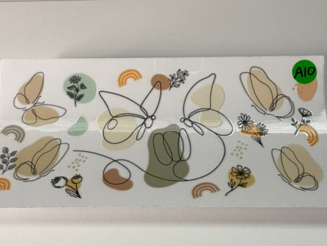 A10 - Boho Butterflies and Flowers