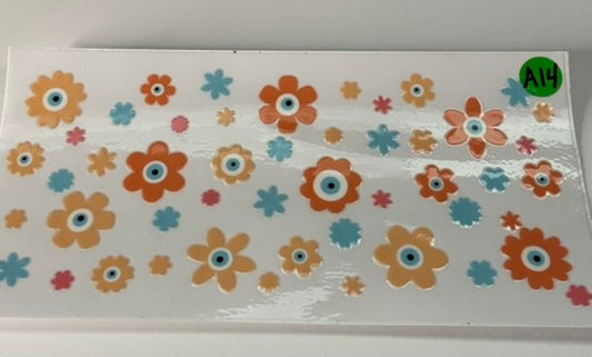 A14 - Boho Flowers w eyes