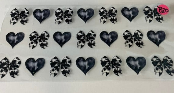 B20 - Black Hearts and Bows