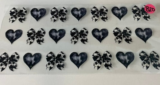 B20 - Black Hearts and Bows
