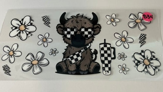 B34 - Checkered Cow
