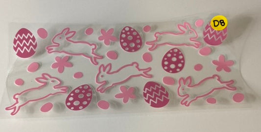 D8 - Pink Bunny and Eggs