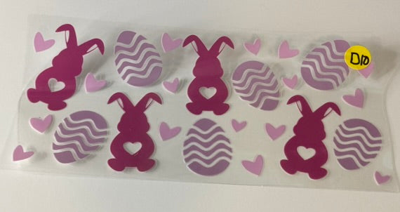 D10 - Purple Bunny and Eggs