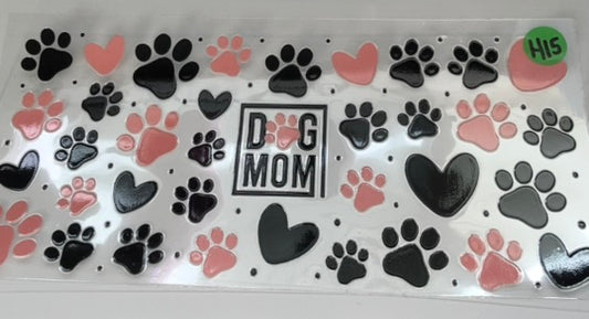 H15 - Dog Mom Pink & Black