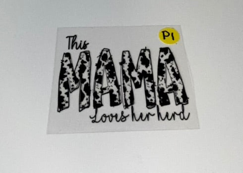 P1 - Family/Mom Decal