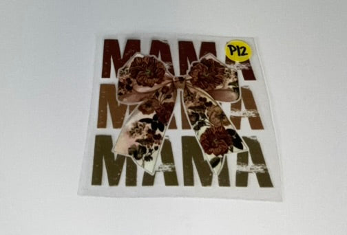 P12 - Family/Mom Decal