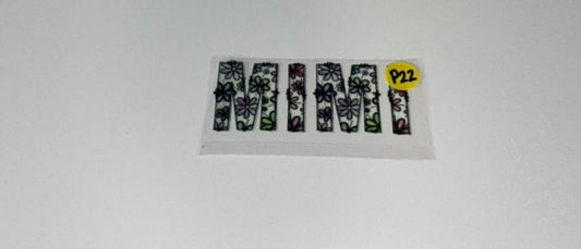 P22 - Family/Mom Decal