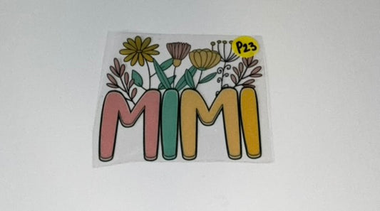 P23 - Family/Mom Decal