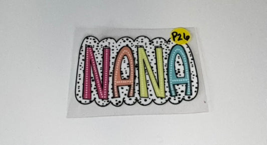 P26 - Family/Mom Decal