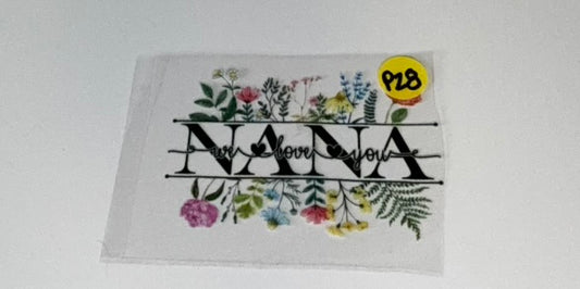 P28 - Family/Mom Decal