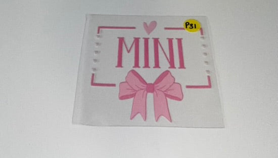 P31 - Family/Mom Decal