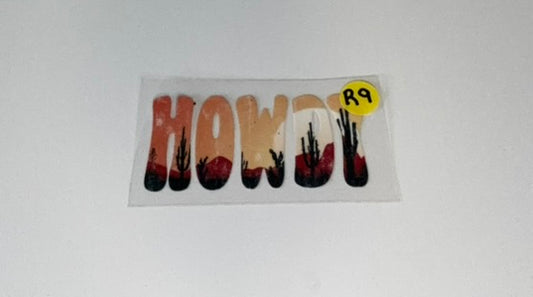 R9 - Western Decal