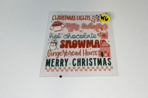 W6 - Holiday Decal