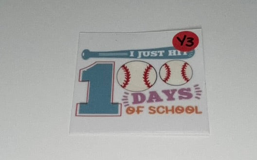 Y3 - Sports Decal