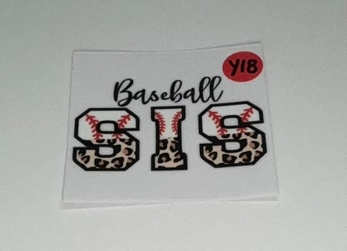 Y18 - Sports Decal
