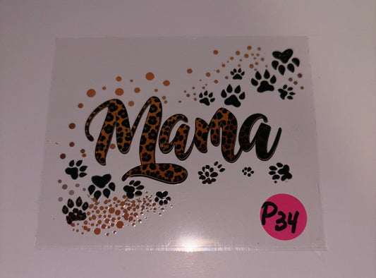 P34 - Family/Mom Decal